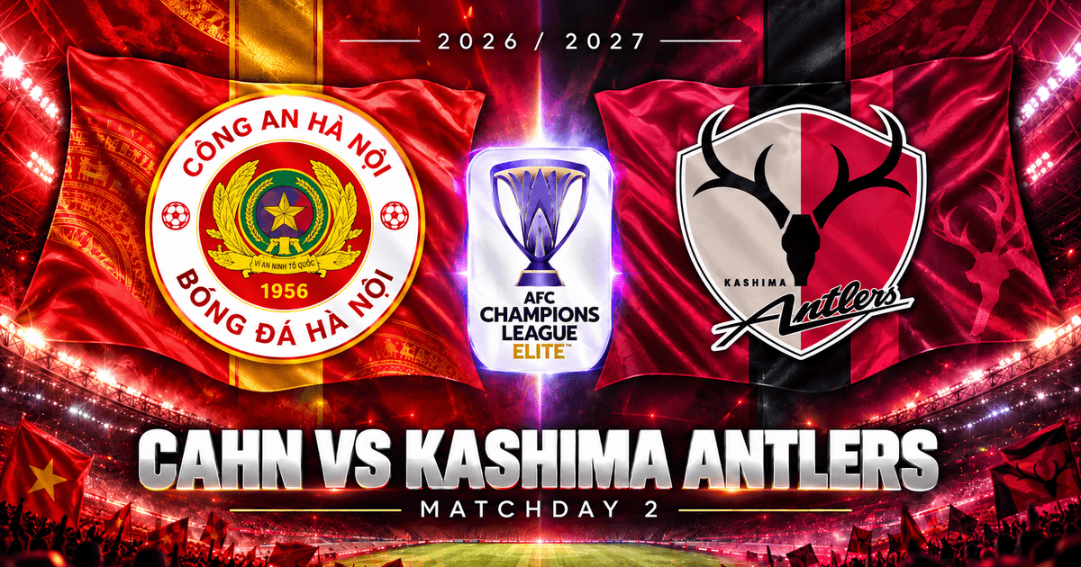 OK9: CAHN vs Kashima Antlers – Soi kèo Vòng loại AFC Champions LeagueOK9: CAHN vs Kashima Antlers – Soi kèo Vòng loại AFC Champions League